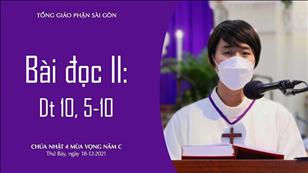 CN 4 MV - Bài đọc II: Dt 10, 5-10