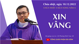 Xin vâng - Lm. GB Phương Đình Toại, MI | CN 4 mùa Vọng năm A