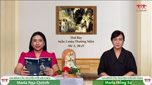 Dấn Thân Vì Nước Trời - Thứ Bảy tuần II mùa Thường niên (Mc 3, 20-21)