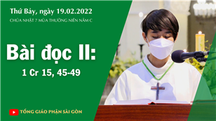 CN 7 TN năm C - Bài đọc II: 1 Cr 15, 45-49