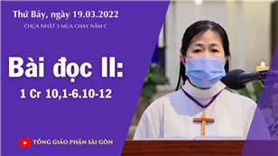 CN 3 MC năm C - Bài đọc II: 1 Cr 10,1-6.10-12