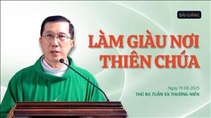 Làm giàu nơi Thiên Chúa - Lm Giuse Đặng Chí Lĩnh | Thứ Ba tuần XX Thường niên