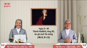 Đứng dậy đi theo - Thánh Matthêô, tông đồ, tác giả sách Tin mừng (Mt 9, 9-13)