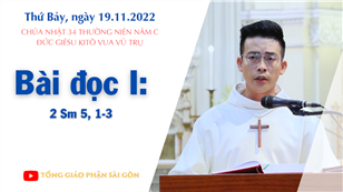 CN 34 TN năm C - Bài đọc I: 2 Sm 5, 1-3