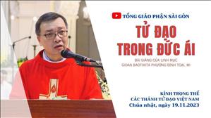 Tử đạo trong đức ái - Lm GB Phương Đình Toại, MI | Kính trọng thể các thánh tử đạo Việt Nam