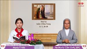 Khiêm Tốn Vâng Phục - Ngày 20 tháng 12 (Lc 1, 26-38)
