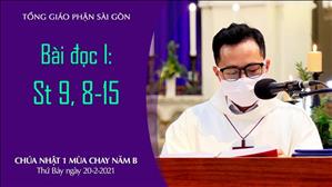 CN 1 MC năm B - Bài đọc I: St 9, 8-15