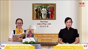Gia đình cầu nguyện với Lời Chúa: Thứ Năm tuần 2 Phục sinh (Ga 3,31-36)