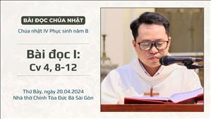 Bài đọc I: Cv 4, 8-12 - CN IV PS năm B