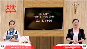 Gia đình cầu nguyện với Lời Chúa: Thứ Năm tuần 6 Phục Sinh (Ga 16, 16-20)