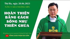 Hoàn thiện bằng cách sống giống như Thiên Chúa - Lm Laurensô Hoàng Bá Quốc Huy | Thứ Ba tuần 11 TN