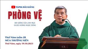 Phòng vệ - Lm Giuse Hoàng Ngọc Dũng | Thứ Năm tuần 28 TN