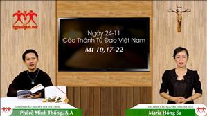 Gia đình cầu nguyện với Lời Chúa ngày 24-11-2020: Các Thánh Tử đạo Việt Nam (Lc 9,23-26)