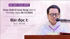 Bài đọc I: Is 7, 10-14 | CN IV MV năm A
