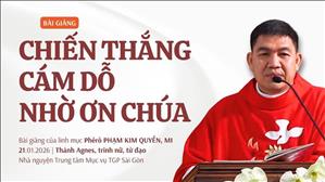  Chiến thắng cám dỗ nhờ Ơn Chúa - Lm Phêrô Phạm Kim Quyền, MI | Thứ Tư tuần II Thường niên