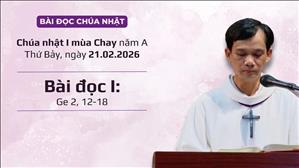 Bài đọc I: Ge 2, 12-18 | CN I MC năm A