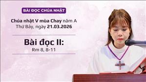 Bài đọc II: Rm 8, 8-11 | CN V MC năm A