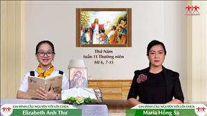 Gia đình cầu nguyện với Lời Chúa: Thứ Năm tuần 11 Thường niên (Mt 6, 7-15)