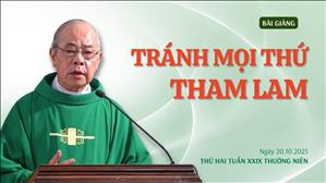 Tránh mọi thứ tham lam - Lm Rôcô Nguyễn Duy | Thứ Hai tuần XXIX Thường niên