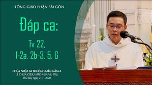 Lễ Chúa Kitô Vua - Đáp ca: Tv 22, 1-2a. 2b-3. 5. 6