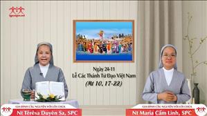 Một sợi tóc - Lễ Các Thánh Tử Đạo Việt Nam (Mt 10, 17-22)