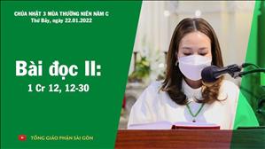 CN 3 TN năm C - Bài đọc II: 1 Cr 12, 12-30