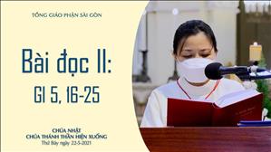 Lễ Chúa Thánh Thần Hiện Xuống - Bài đọc II: Gl 5, 16-25