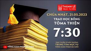 Doanh Nhân Công Giáo: Trao Học Bổng Tôma Thiện | 7:30 Ngày 21-5-2023