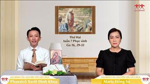 Gia đình cầu nguyện với Lời Chúa: Thứ Hai tuần 7 Phục sinh (Ga 16, 29-33)