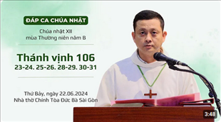 Đáp ca: Tv 106, 23-24. 25-26. 28-29. 30-31 - CN XII TN năm B