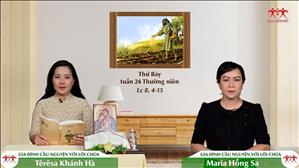 Gia đình cầu nguyện với Lời Chúa: Thứ Bảy tuần 24 Thường niên (Lc 8, 4-15)