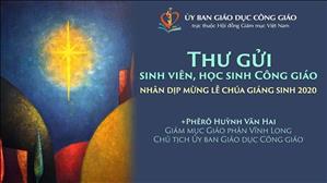 Thư gửi sinh viên, học sinh Công giáo nhân dịp mừng lễ Chúa Giáng sinh 2020