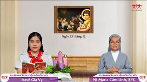 Lời nguyện xin - Ngày 23 tháng 12 | Gia Đình Cầu Nguyện Với Lời Chúa