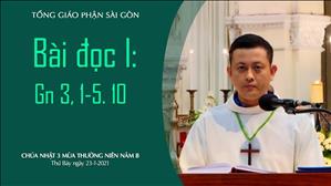 CN 3 TN B - Bài đọc I: Gn 3, 1-5. 10