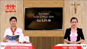Gia đình cầu nguyện với Lời Chúa: Thứ Năm tuần 2 Phục Sinh (Ga 3, 31-36)