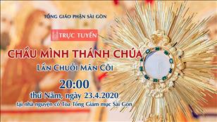 Chầu Mình Thánh Chúa - Lần Chuỗi Mân Côi lúc 20g ngày 23.4.2020