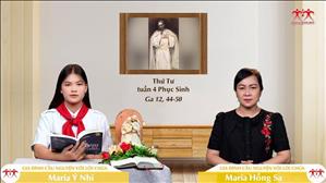 Ánh Sáng Của Thiên Chúa - Thứ Tư tuần IV Phục sinh (Ga 12, 44-50)