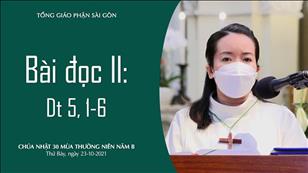 Chúa nhật 30 TN năm B - Bài đọc II: Dt 5, 1-6
