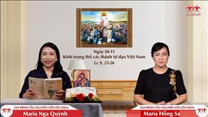 Gia đình cầu nguyện với Lời Chúa: Thứ Sáu tuần 33 Thường niên (Lc 9, 23-26)