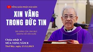 Bài đọc II: Rm 16, 25-27 - CN 4 MV năm B
