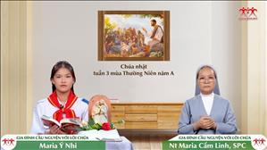 Tiếng gọi của Đức Kitô - CN III TN năm A | Gia đình cầu nguyện với Lờ Chúa