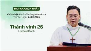 Đáp ca: Tv 26 - Lm Duy Khánh | CN III TN năm A