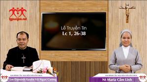 Gia đình cầu nguyện với Lời Chúa: Ngày 25 tháng 3 - Lễ Truyền Tin ( Lc 1, 26-38)