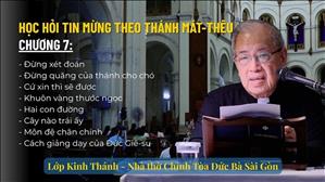 Bài 7: Chương 7 - Đừng xét đoán | Học hỏi Tin Mừng Thánh Mát-thêu