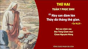 Suy niệm Lời Chúa: thứ Hai tuần 7 Phục sinh - Đức TGM Giuse Nguyễn Năng