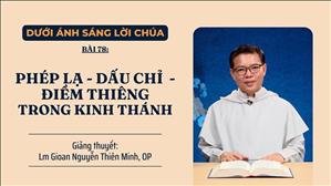Bài 78: Phép lạ - Dấu chỉ - Điềm thiêng trong Kinh thánh | Dưới ánh sáng Lời Chúa