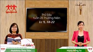 Gia đình cầu nguyện với Lời Chúa ngày 25-9-2020: thứ Sáu tuần 25 mùa Thường niên (Lc 9, 18-22)