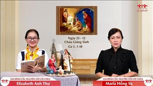 Gia đình cầu nguyện với Lời Chúa: Chúa Giáng sinh (Ga 1, 1-18)