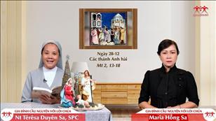 Gia đình cầu nguyện với Lời Chúa: Các thánh Anh hài (Mt 2, 13-18)