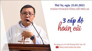 3 cấp độ hoán cải - Lm GB Phương Đình Toại, MI | Thánh Phaolô Tông đồ trở lại